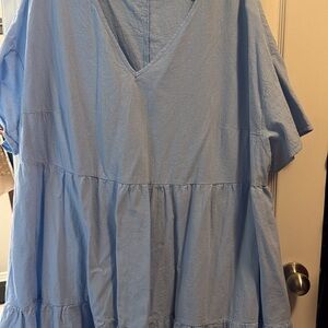 SHEIN Light Blue Mini Dress